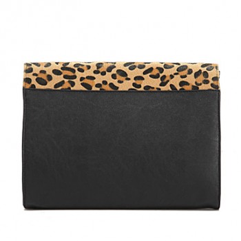 Trendy Envelope Ladies' Leopard PU Clutch